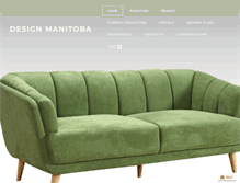 Tablet Screenshot of designmanitoba.com